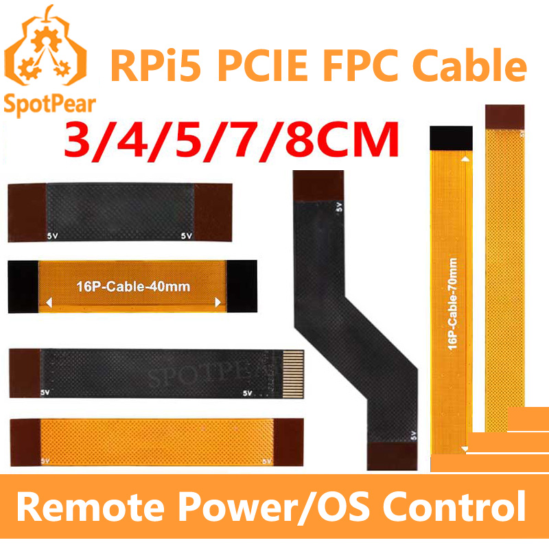 Turing Pi 2 - Raspberry pi-5 pcie fpcケーブル,90r差動マッチング,高速,3 cm, 4