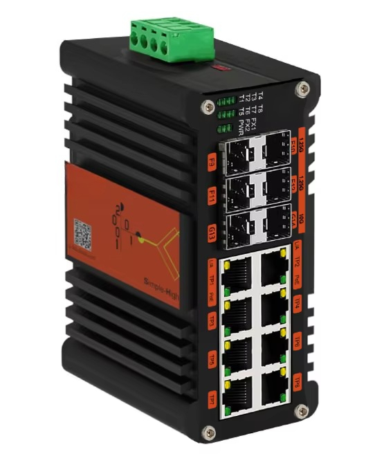 Sfp+ 10G Managed Switch 8 Port - 産業用L2+ 8ポートギガビット802.3at PoE + 4ポート1G SFP