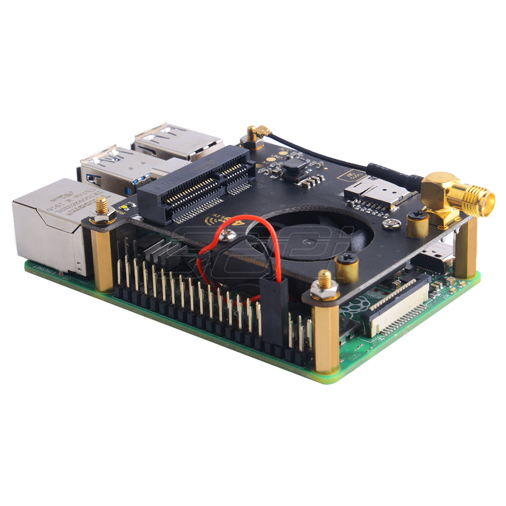 52Pi Raspberry Pi 3G 4G ハット US - Deskpi Super6C のレビューと価格